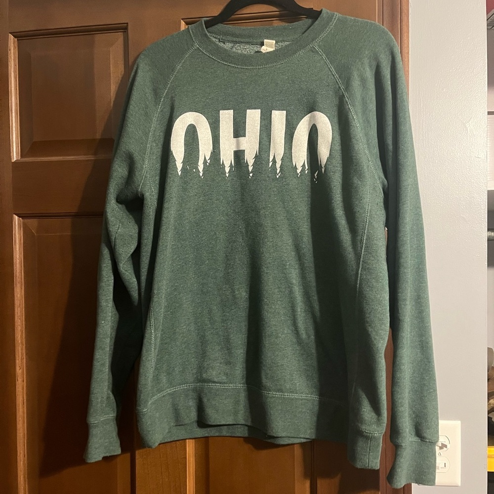 Four Acres Clothing Company OHIO Forest Fleece Crewneck